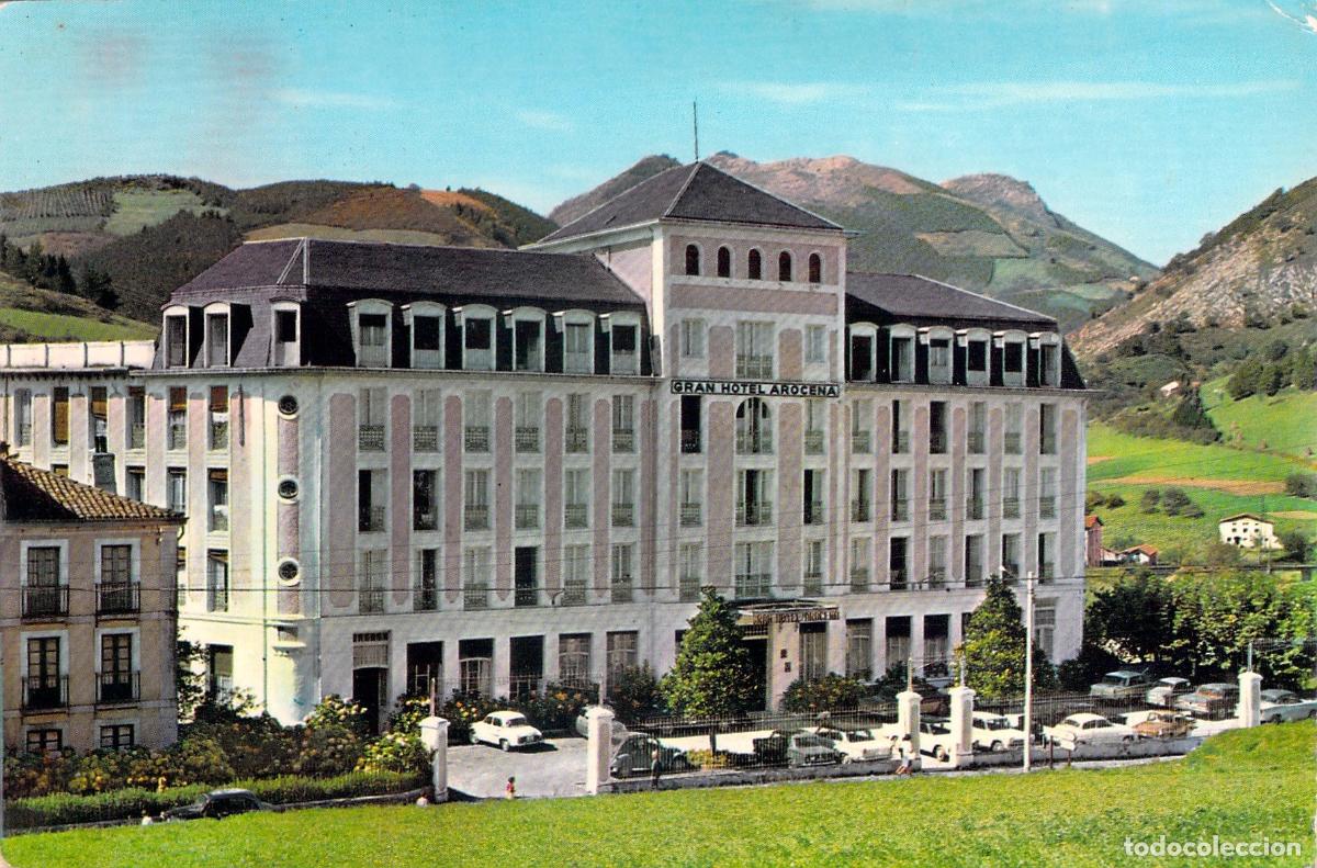 Postales: Postal del Gran Hotel Arocena en Cestona