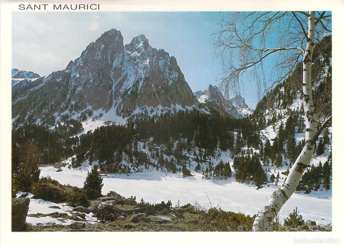 Postales: Postal del Parque Nacional de Sant Maurici con los Picos de los Encantats
