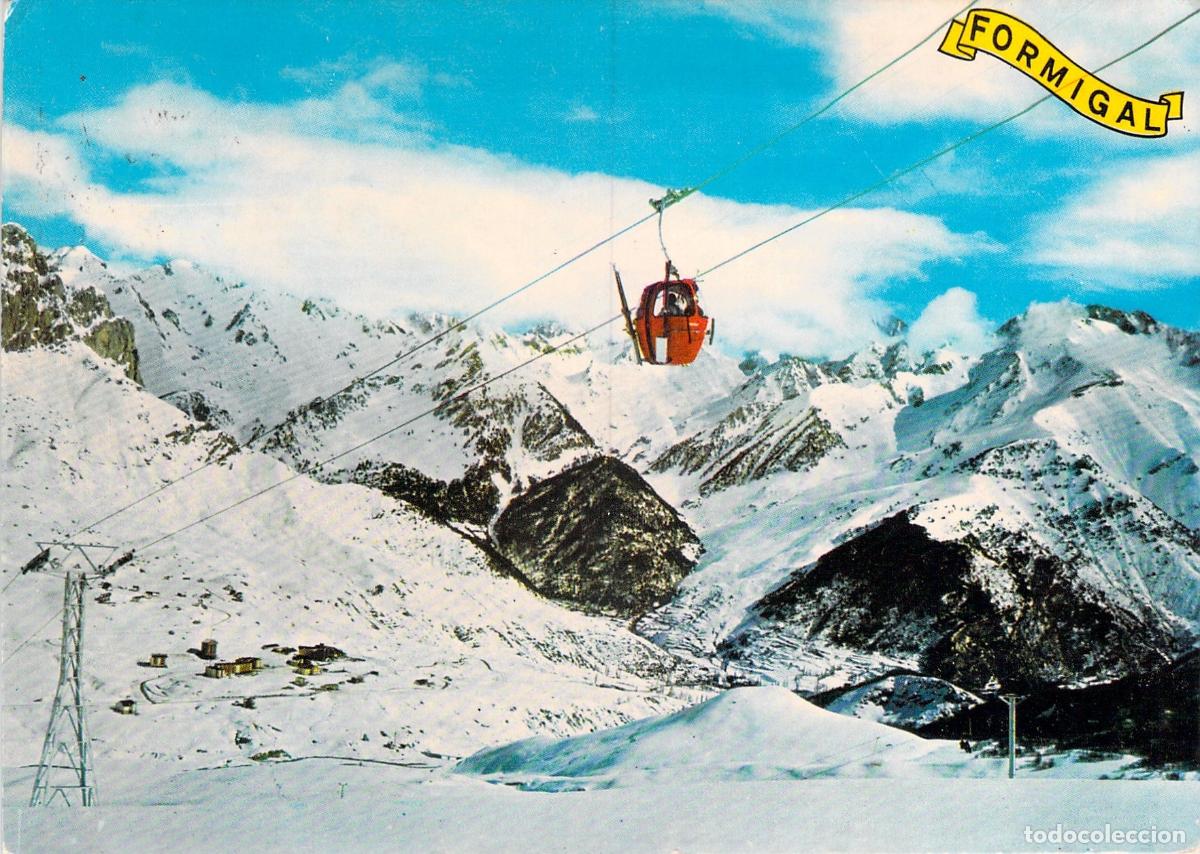 Postales: Postal de Formigal Sallent de Gallego Huesca Telef&eacute;rico Esqu&iacute;