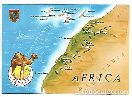 Postales: RECUERDO DEL SAHARA ESPA&Ntilde;OL