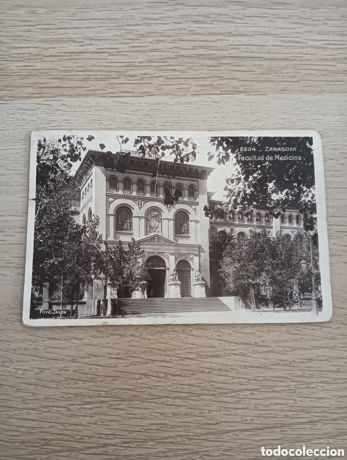Postales: Antigua tarjeta postal Zaragoza &ndash; Facultad de Medicina &ndash; Ediciones Unal &ndash; Sin circular
