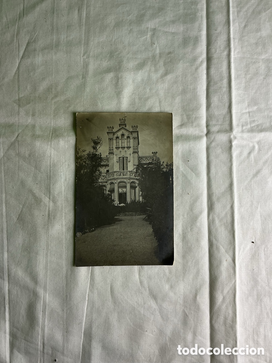 Postales: Postal Chalet Modernista &ndash; Blanco y negro &ndash; Original de la &eacute;poca