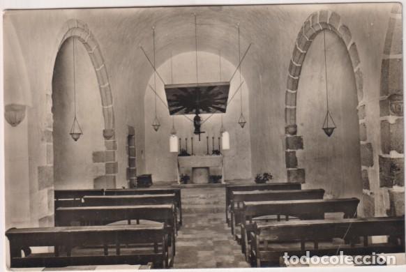 Postais: Riell del Montseny. Hostal Bell-Lloc. Interior de l&acute;Abadia. Fot. Zerkowitz. Franqueado y fechado en