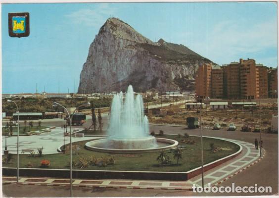 Cartoline: La L&iacute;nea. Pe&ntilde;&oacute;n de Gibraltar. ranqueado y fechado 28 oct. 1976. Destino: Barcelona