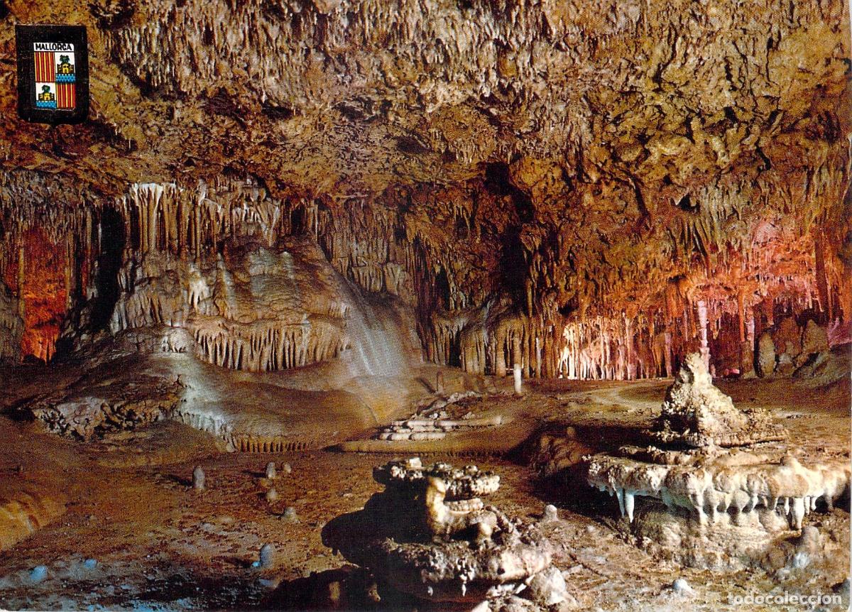 Postales: Postal de las Cuevas dels Hams en Porto Cristo, Mallorca