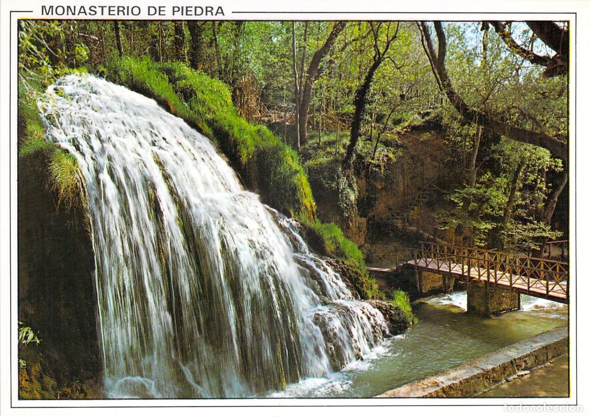 Postales: Postal del Monasterio de Piedra Cascada de El Iris en Zaragoza