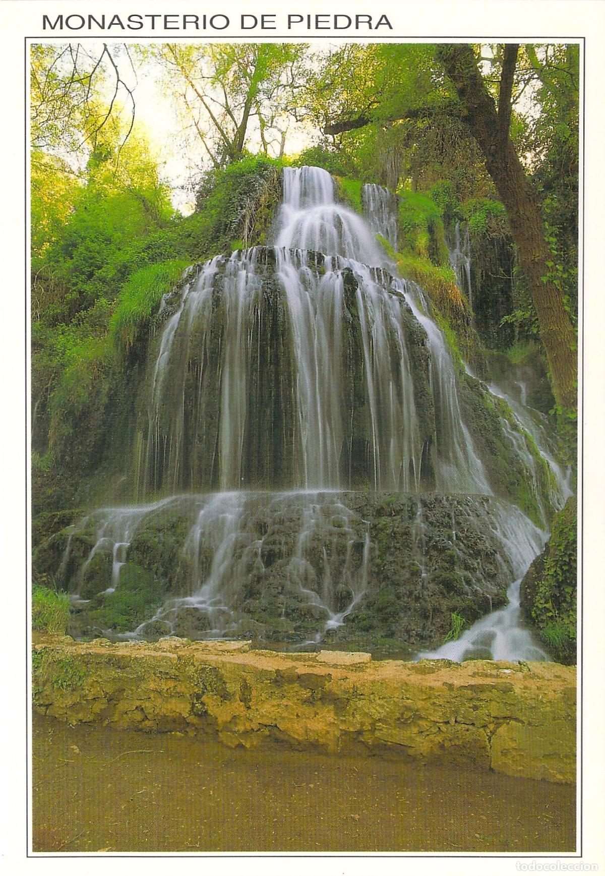 Postales: Postal del Monasterio de Piedra, Cascada de la Trinidad en Zaragoza