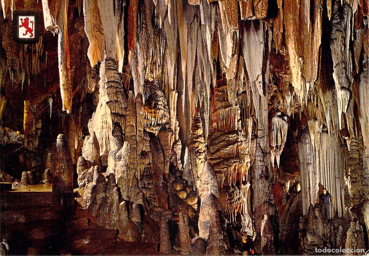 Postales: Postal de las Cuevas de Valporquero en Le&oacute;n