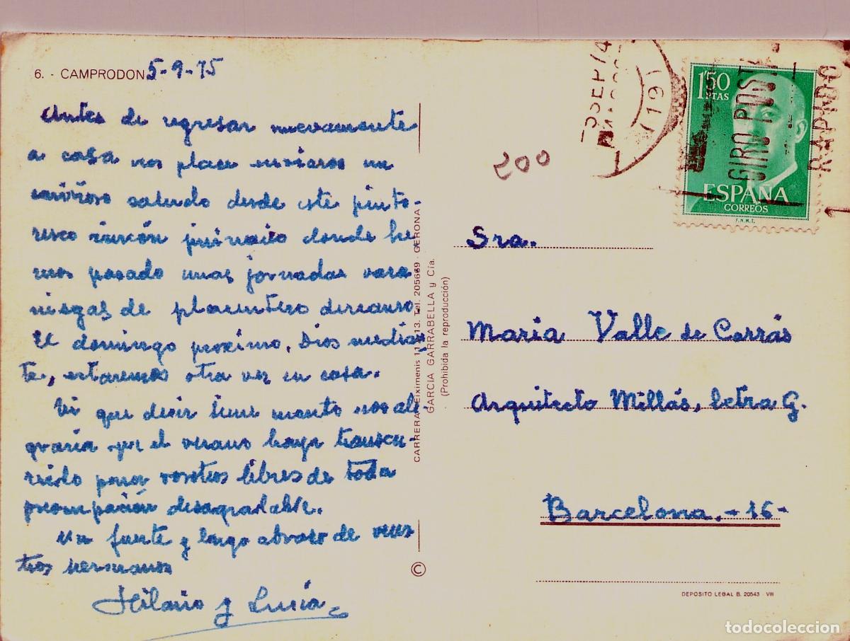 Postales: Postal de Camprodon con escenas de folklore y paisaje - Foto 2