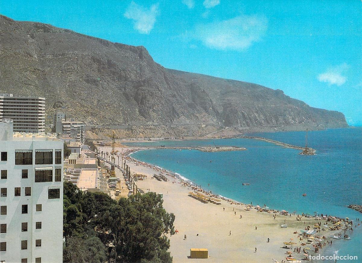 Postales: Postal de la Playa de Aguadulce en Almer&iacute;a