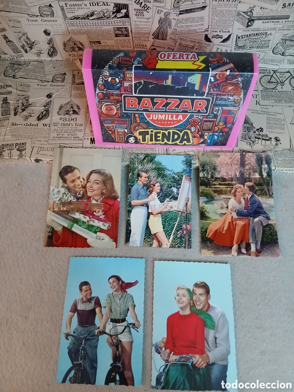 Postales: Lote postales novios parejas vintage