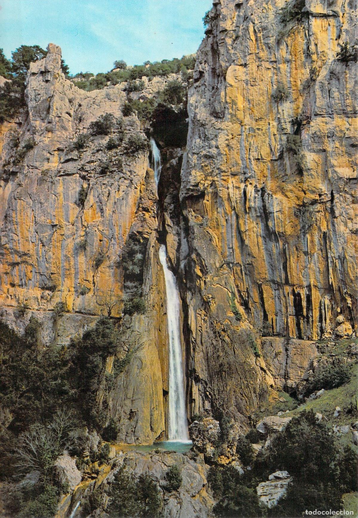 Postales: Postal de la Cascada de Linarejos en la Sierra de Cazorla