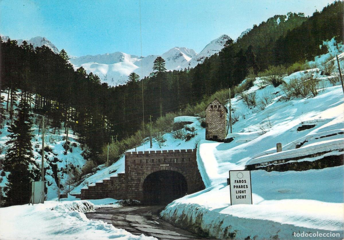 Postales: Postal del Tunel de Vielha en el Pirineo Catalan
