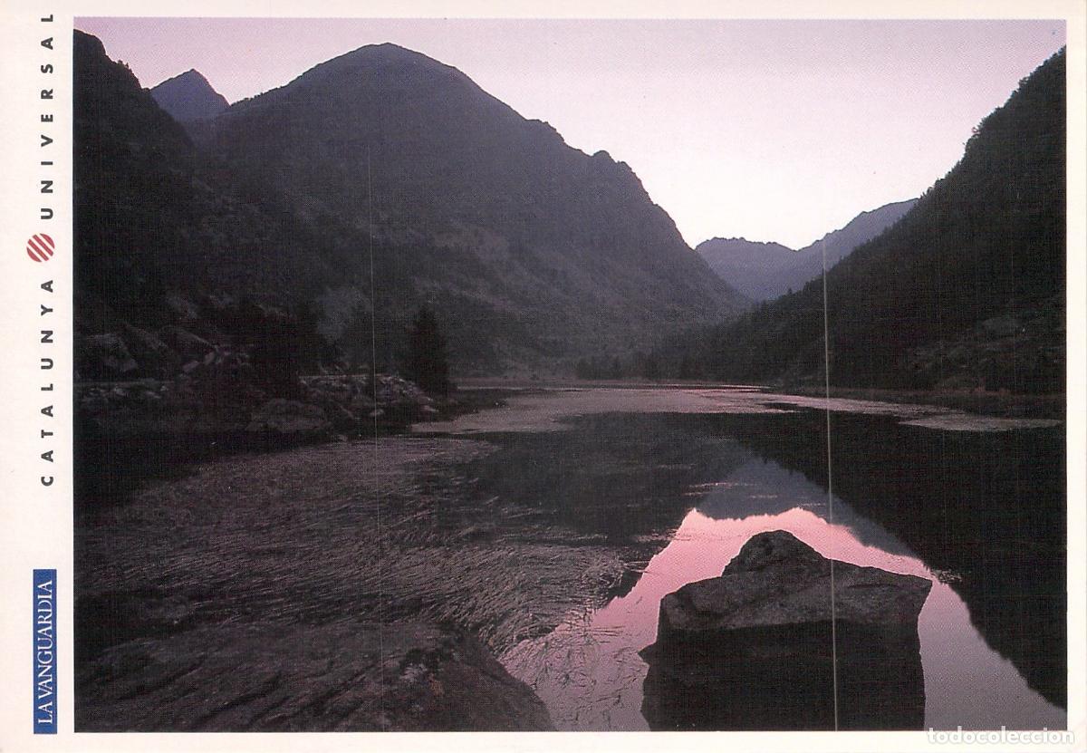Postales: Postal de Amanecer en el Estany de la Llebreta, Aig&uuml;estortes