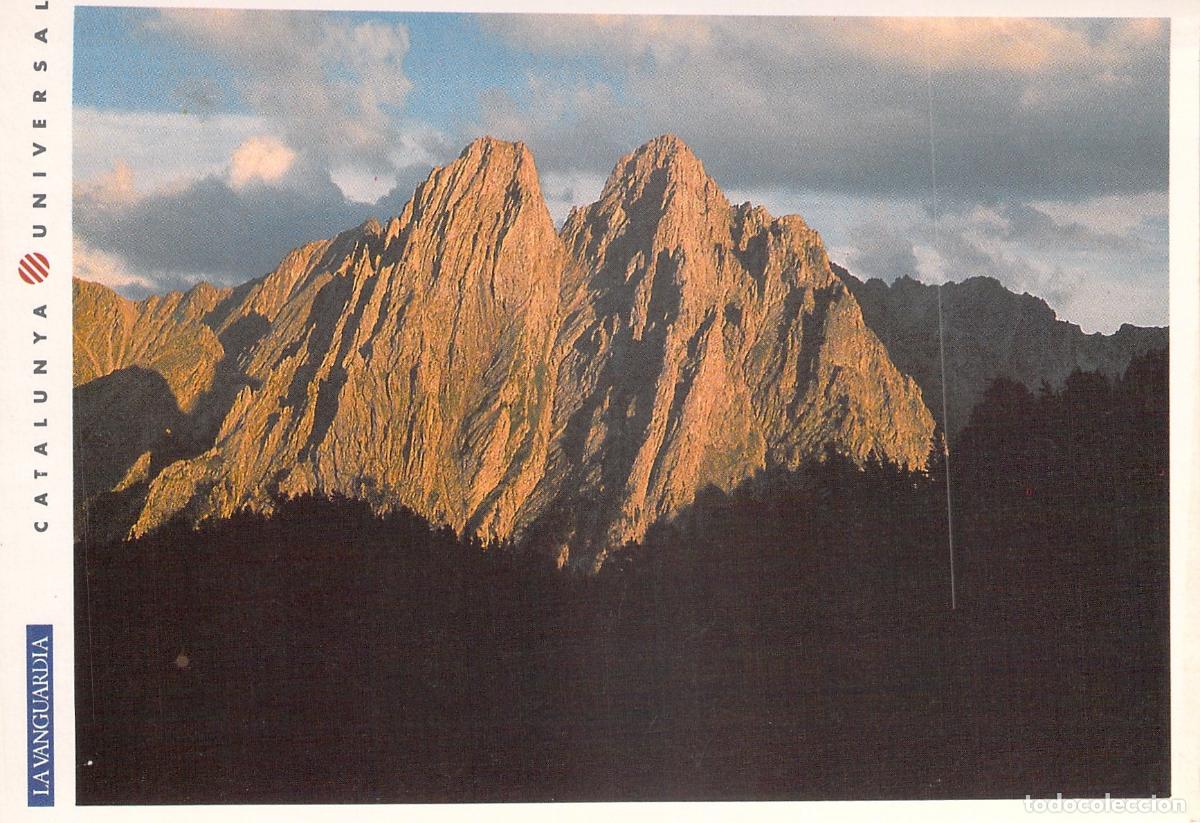 Postales: Postal de los montes Els Encantats en los Pirineos