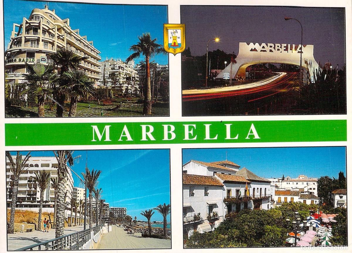 Postales: Postal de Marbella Costa del Sol Vistas de la Ciudad