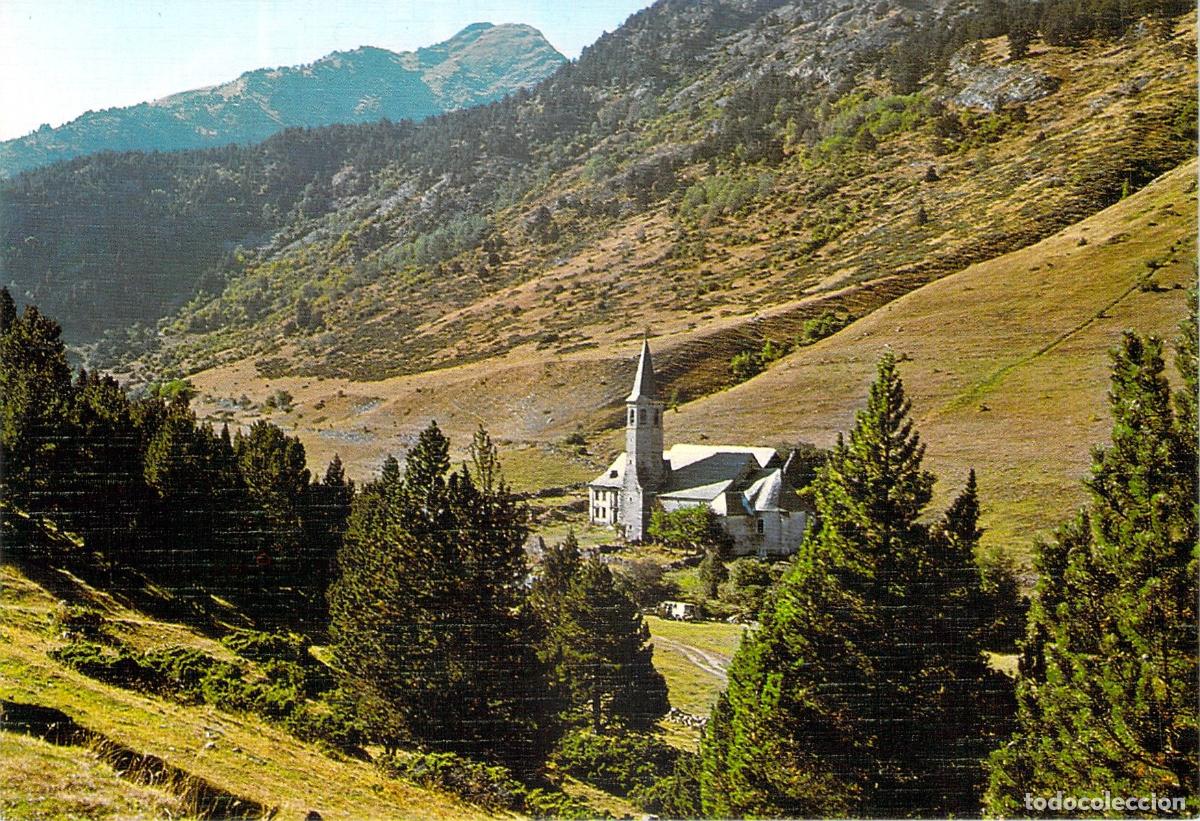 Postales: Postal de la Ermita de Mungarre en el Pirineo Catal&aacute;n