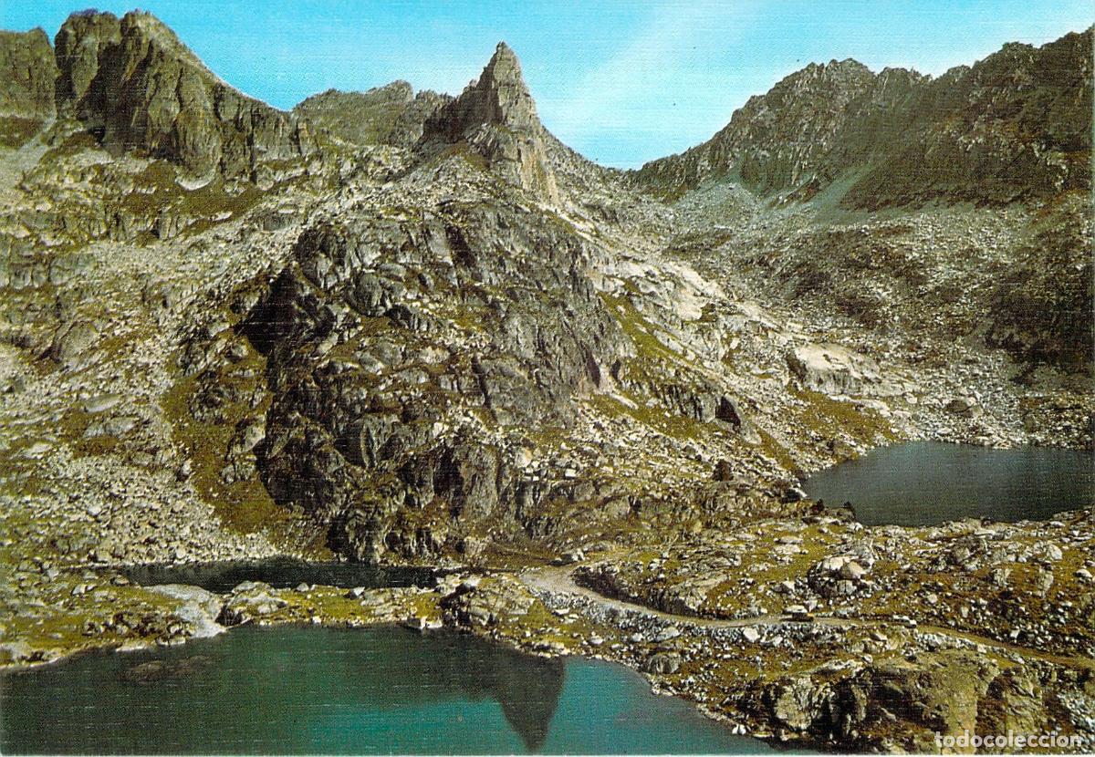 Postales: Postal de los Estanys d'Amitges en Espot, Pirineo Catal&aacute;n