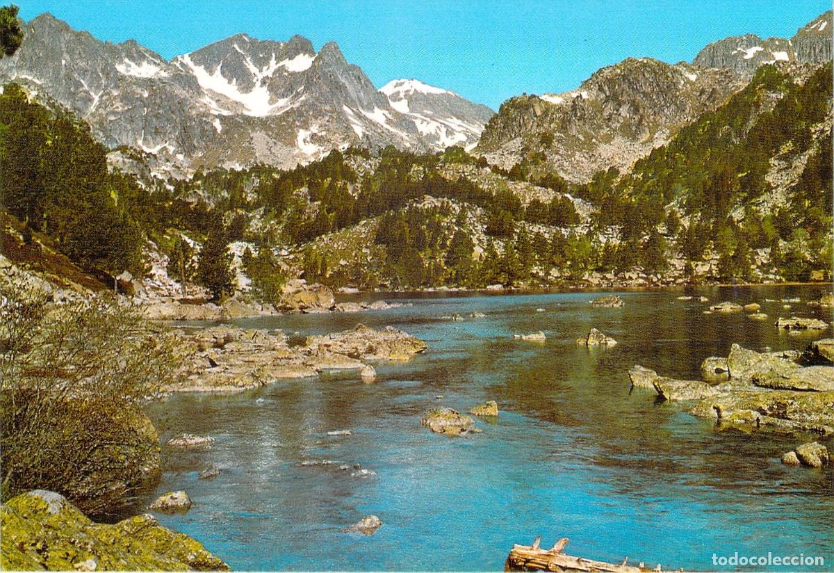 Postales: Postal de Espot, Parque Nacional de Aig&uuml;estortes y Estany de Ratera