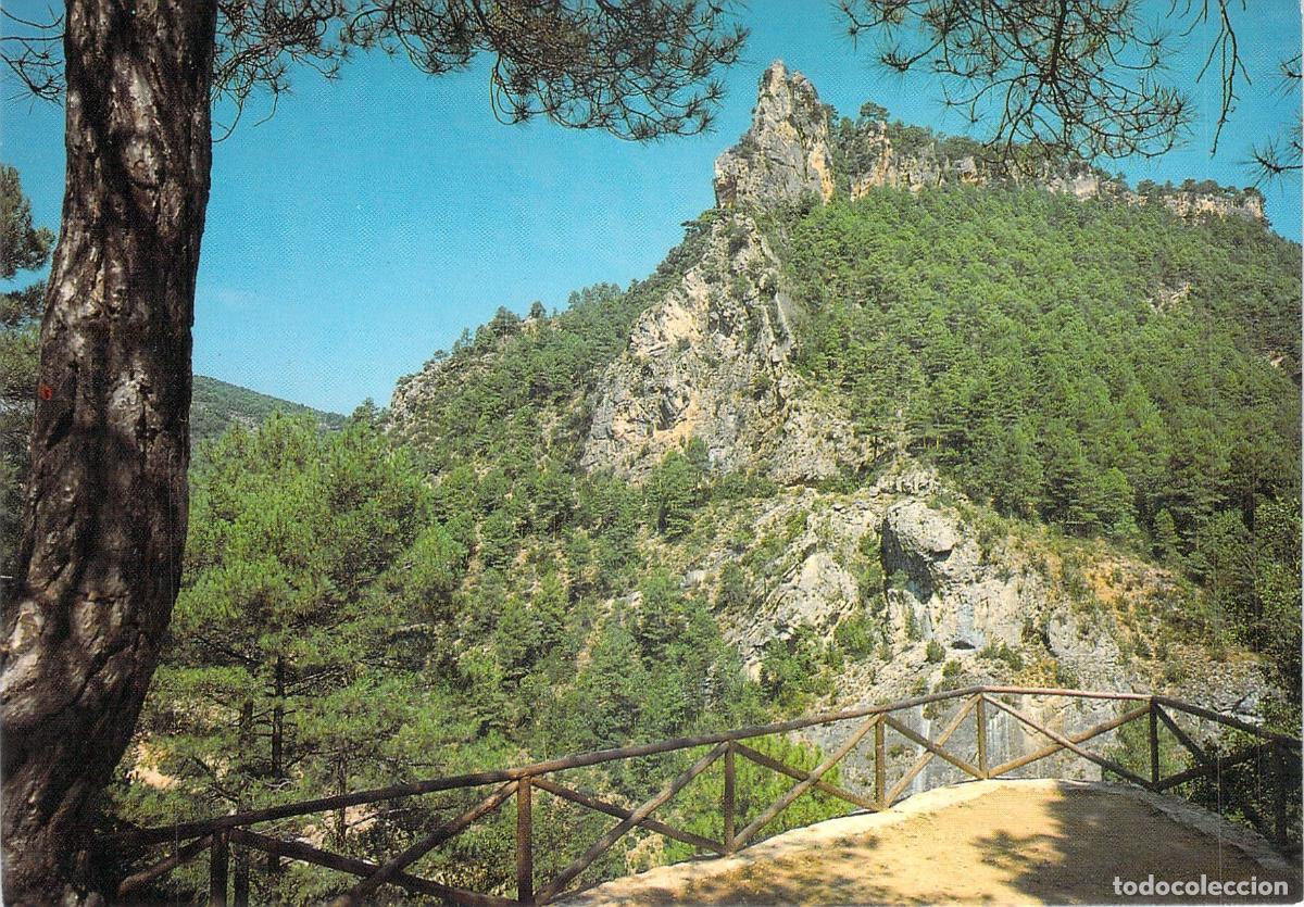 Postales: Postal del Mirador de la Reina, Real Balneario de Solan de Cabras, Cuenca