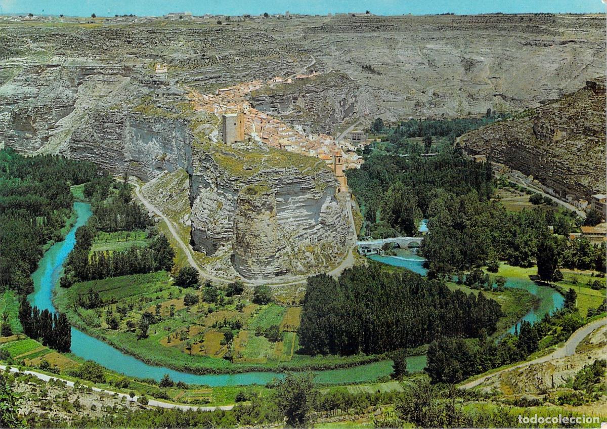 Postales: Postal de vista panor&aacute;mica de Alcala del Jucar, Albacete