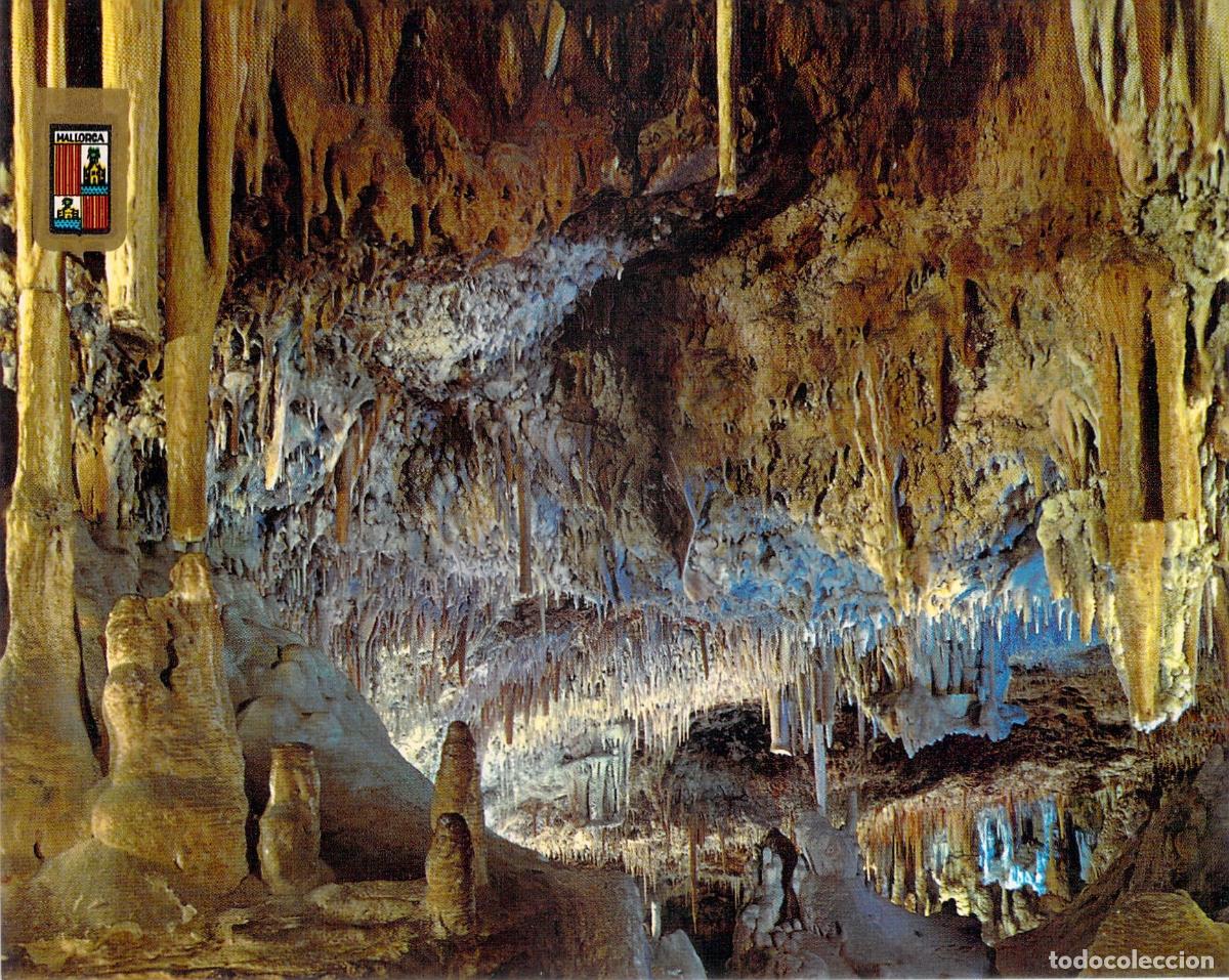 Postales: Postal de las Cuevas dels Hams en Mallorca