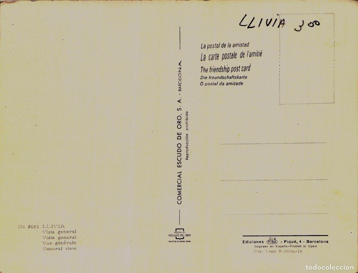 Postales: Postal panor&aacute;mica de Llivia, vista general - Foto 2