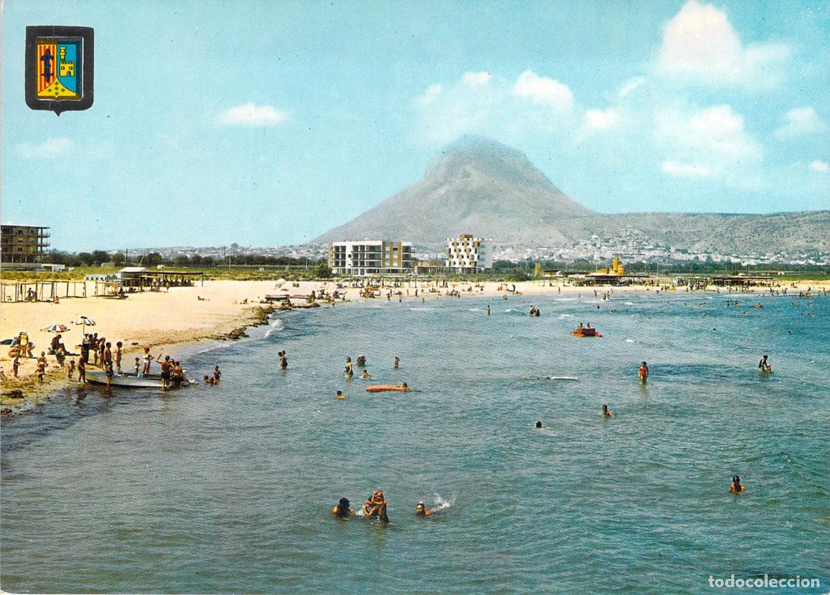 Postales: Postal de la Playa El Arenal en J&aacute;vea