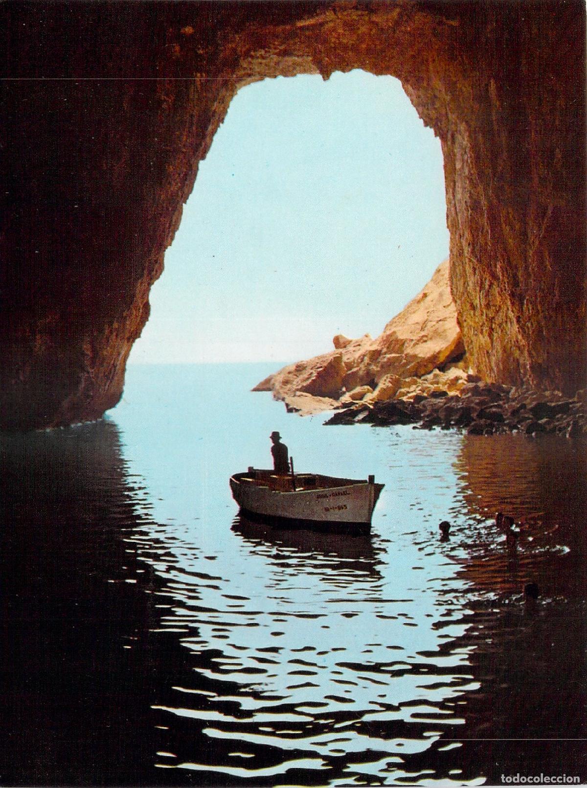 Postales: Postal de la Cova dels Orguens en Javea, Alicante