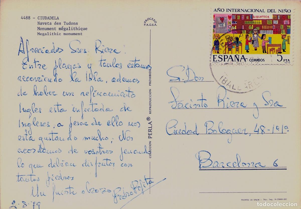 Postales: Postal de la Naveta des Tudons en Menorca - Foto 2