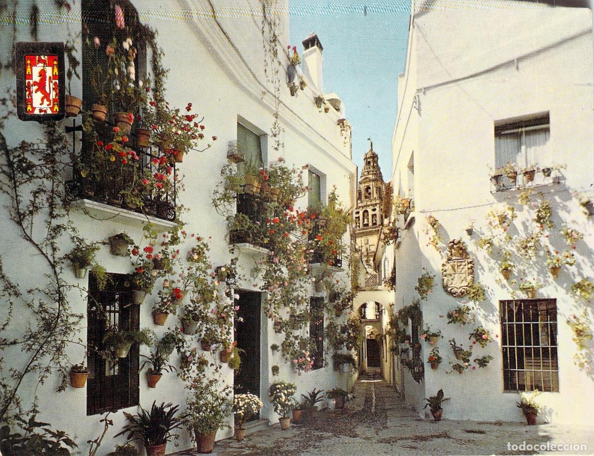 Postales: Postal de la Calleja de las Flores en C&oacute;rdoba, Espa&ntilde;a