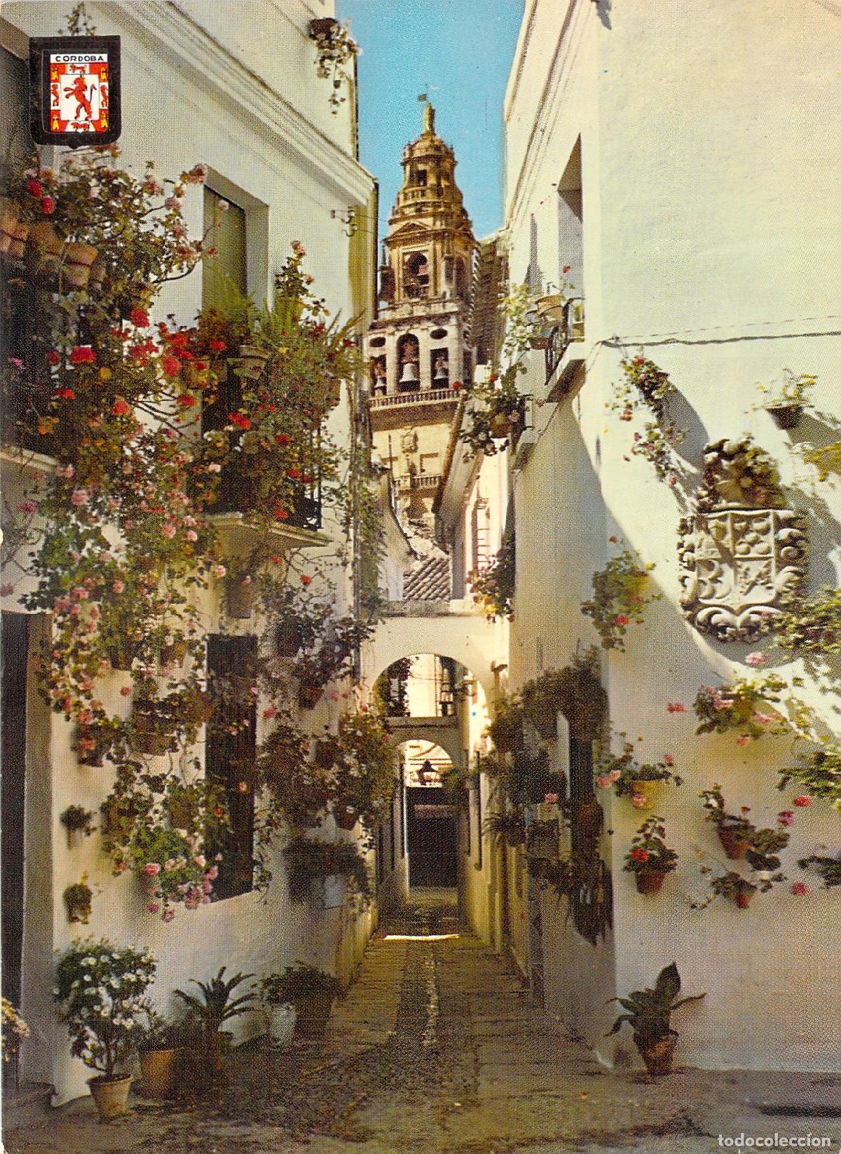 Postales: Postal de la Calleja de las Flores en C&oacute;rdoba, Espa&ntilde;a