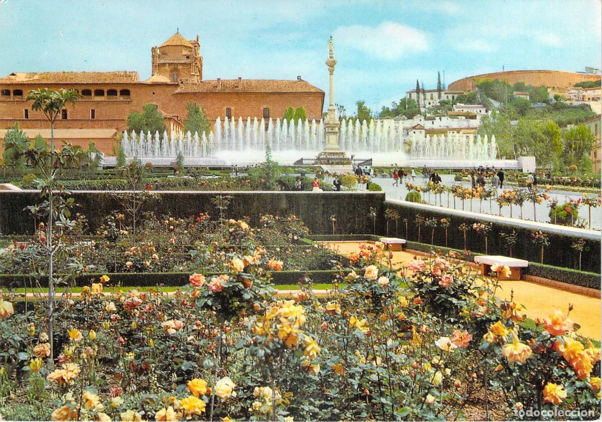 Postales: Postal de la Fuente del Triunfo en Granada