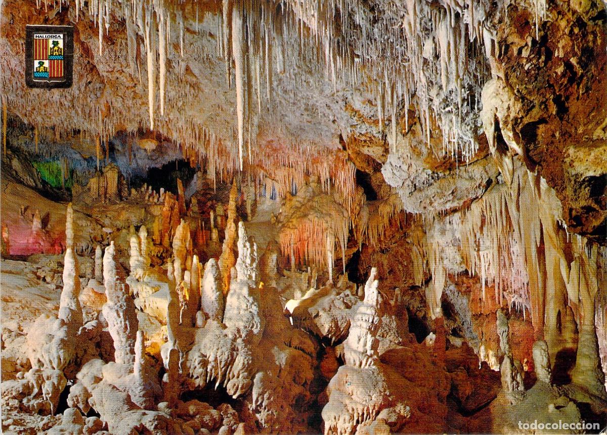 Postales: Postal de las Cuevas dels Hams en Porto Cristo, Mallorca