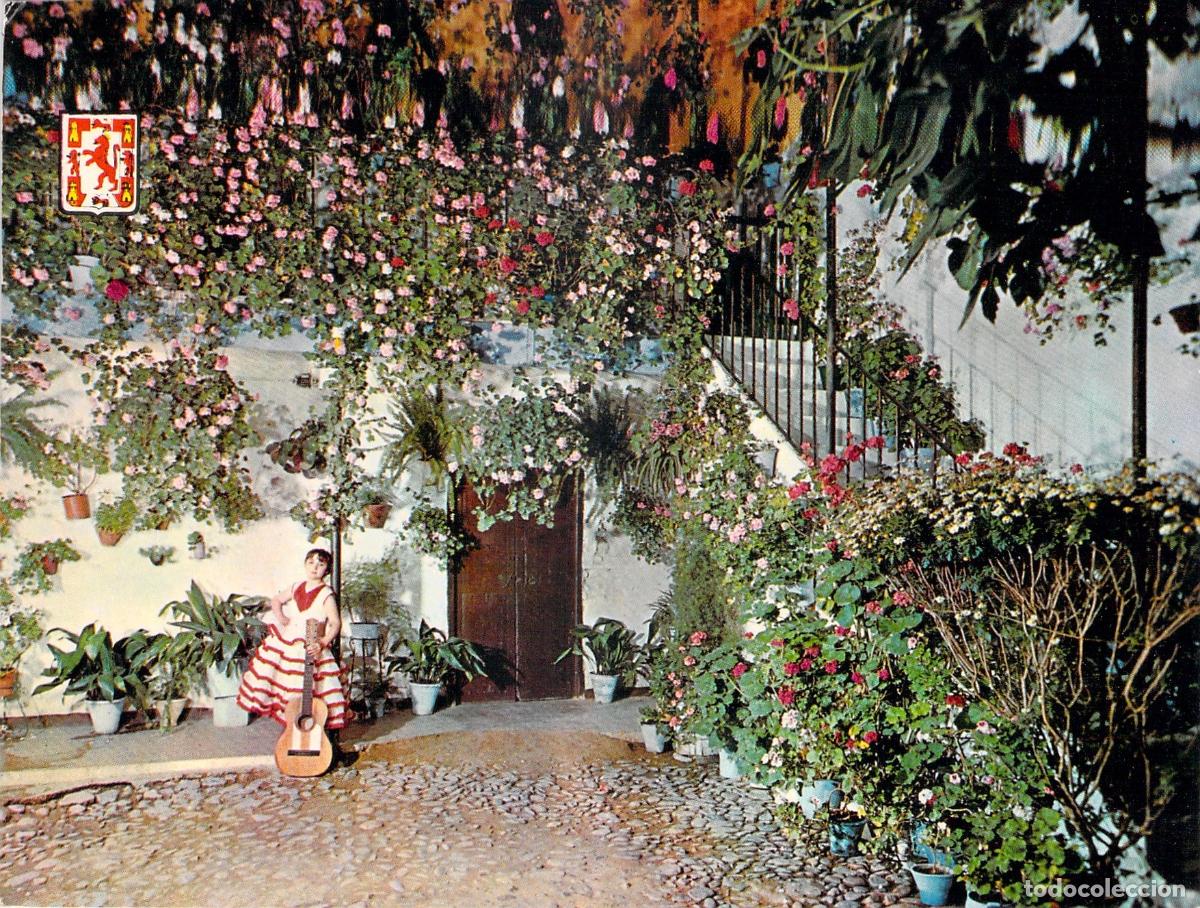 Postales: Postal de Patio Cordob&eacute;s con Guitarrista