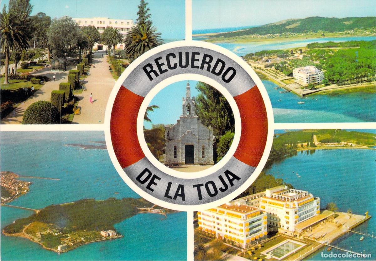 Postales: Postal de Isla de la Toja en Pontevedra