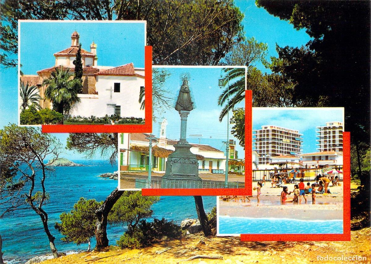 Postkarten: Postal de Huelva con Vistas de Costa y Monumentos