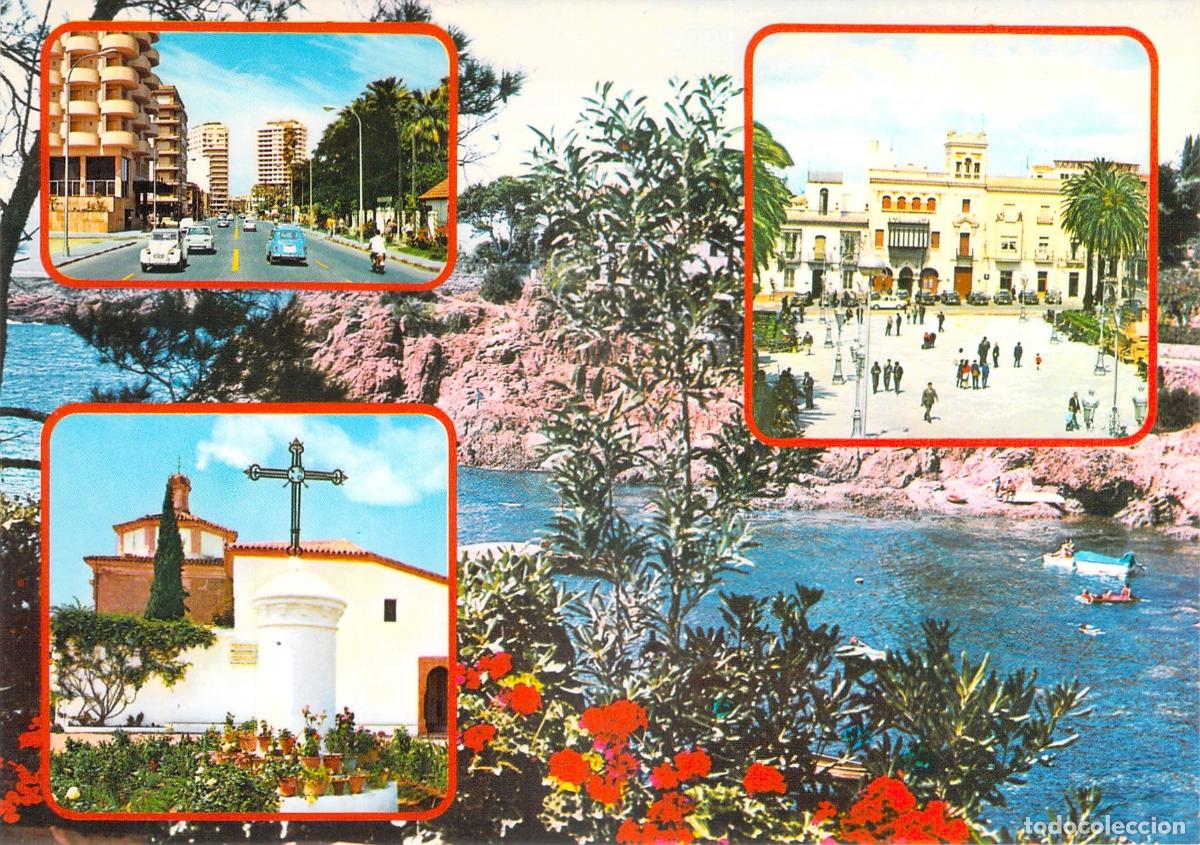 Postales: Postal de Huelva con vistas m&uacute;ltiples de la ciudad y su costa