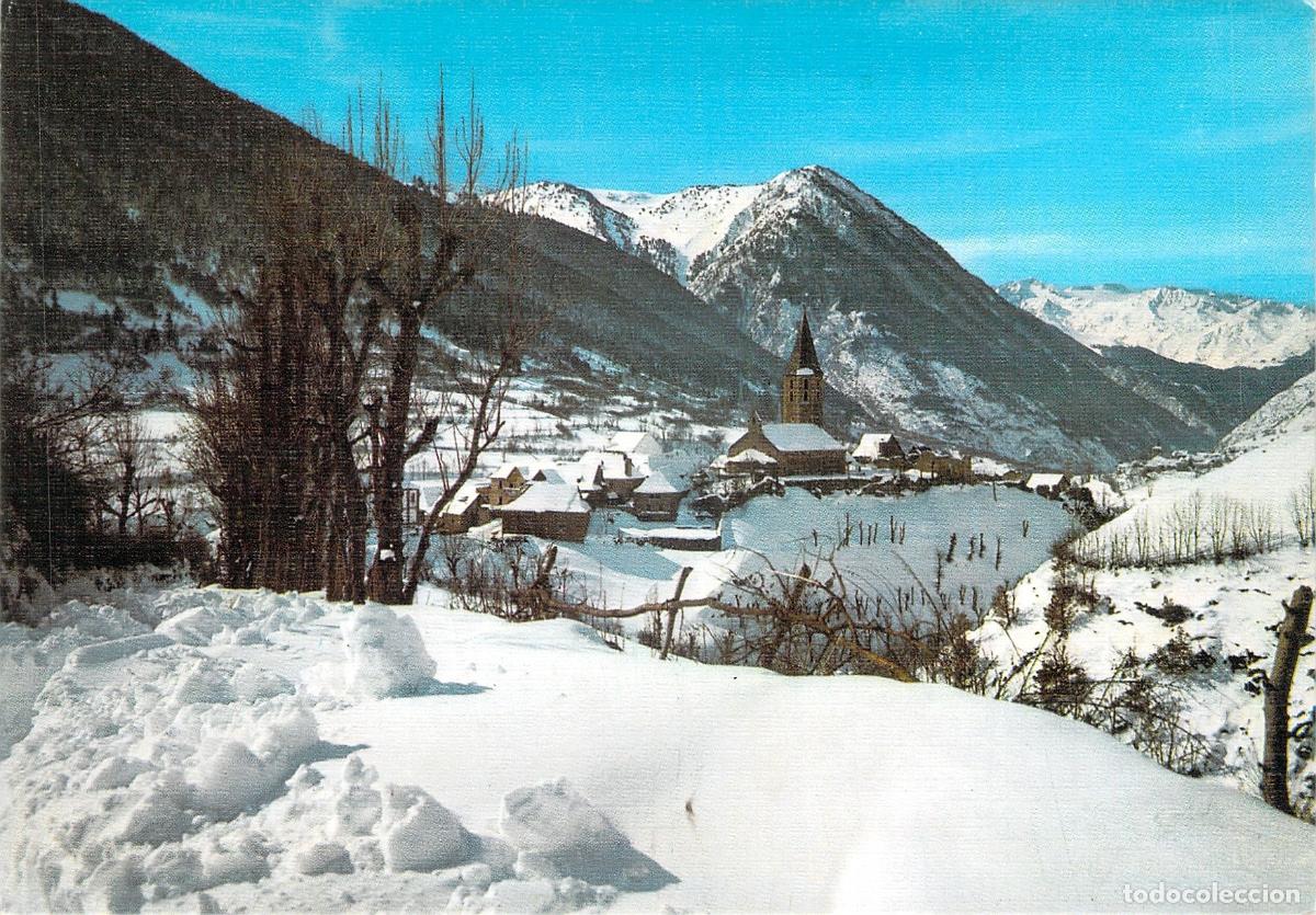 Postales: Postal de Salardu en el Valle de Ar&aacute;n con paisajes nevados
