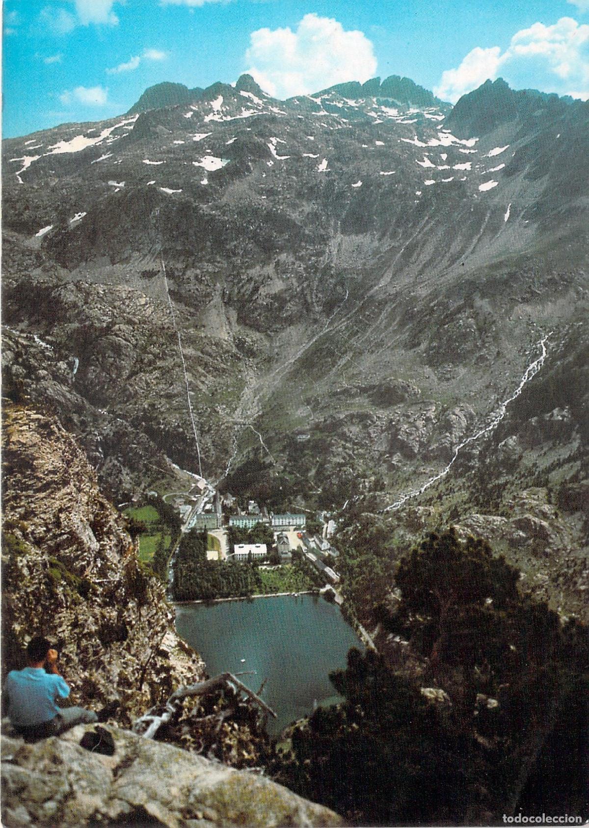 Postales: Postal de Panticosa Lago y Balneario en los Pirineos