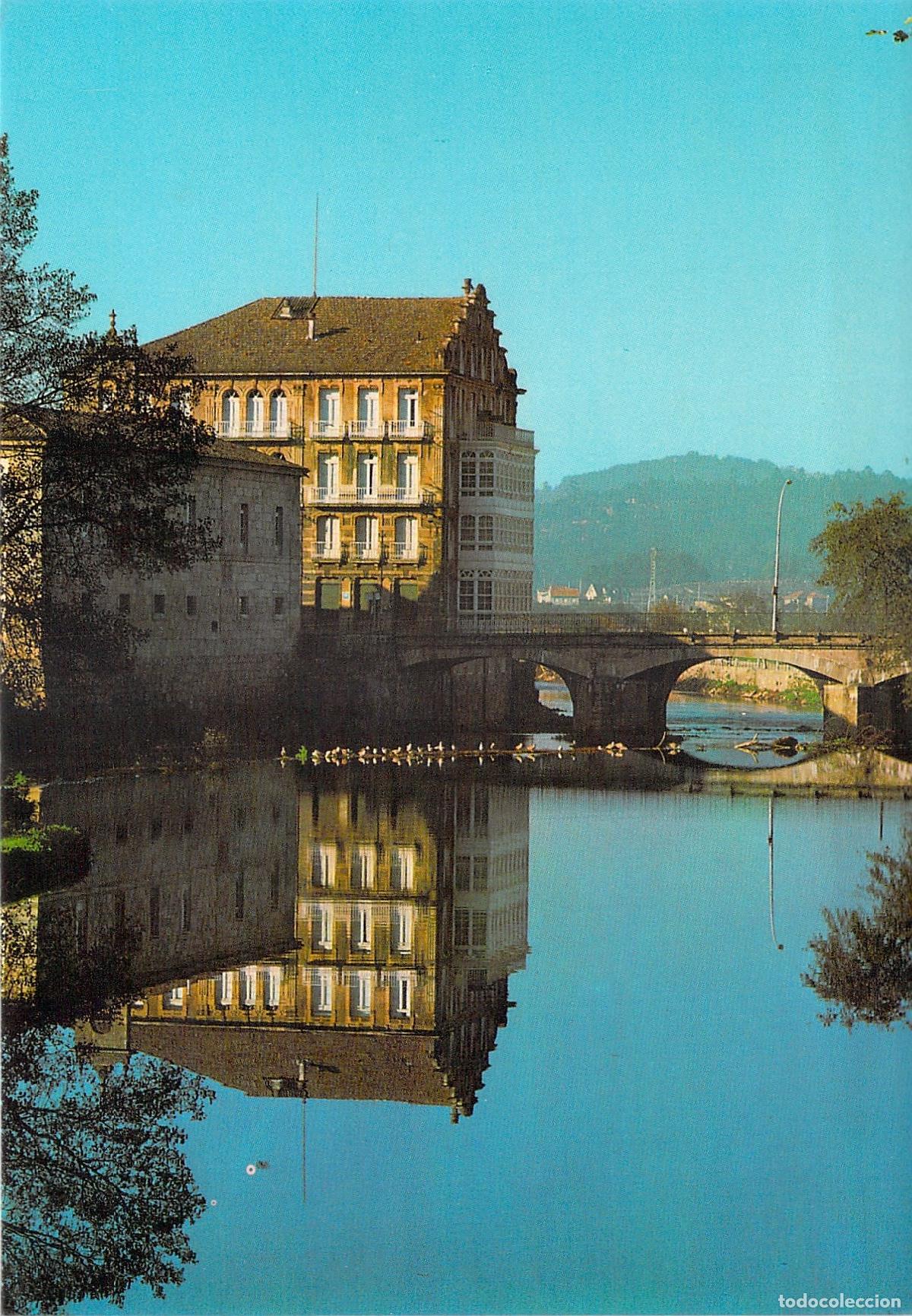 Postales: Postal de Caldas de Reyes R&iacute;o Umia en Pontevedra