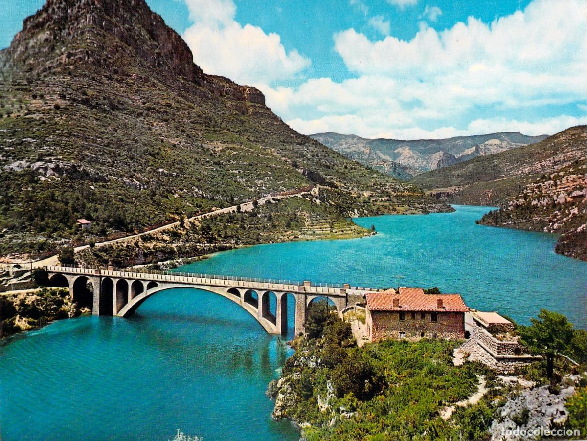 Postales: Postal de La Cenia, Pantano en Tarragona, Costa Dorada
