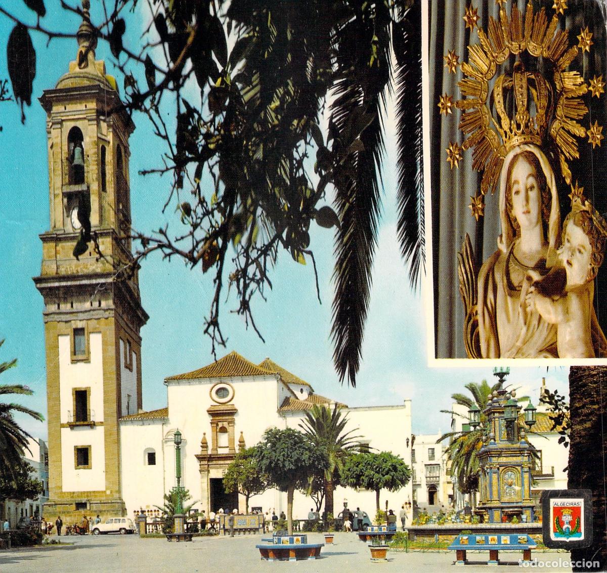 Postales: Postal de la Iglesia Parroquial de Nuestra Se&ntilde;ora de la Palma en Algeciras