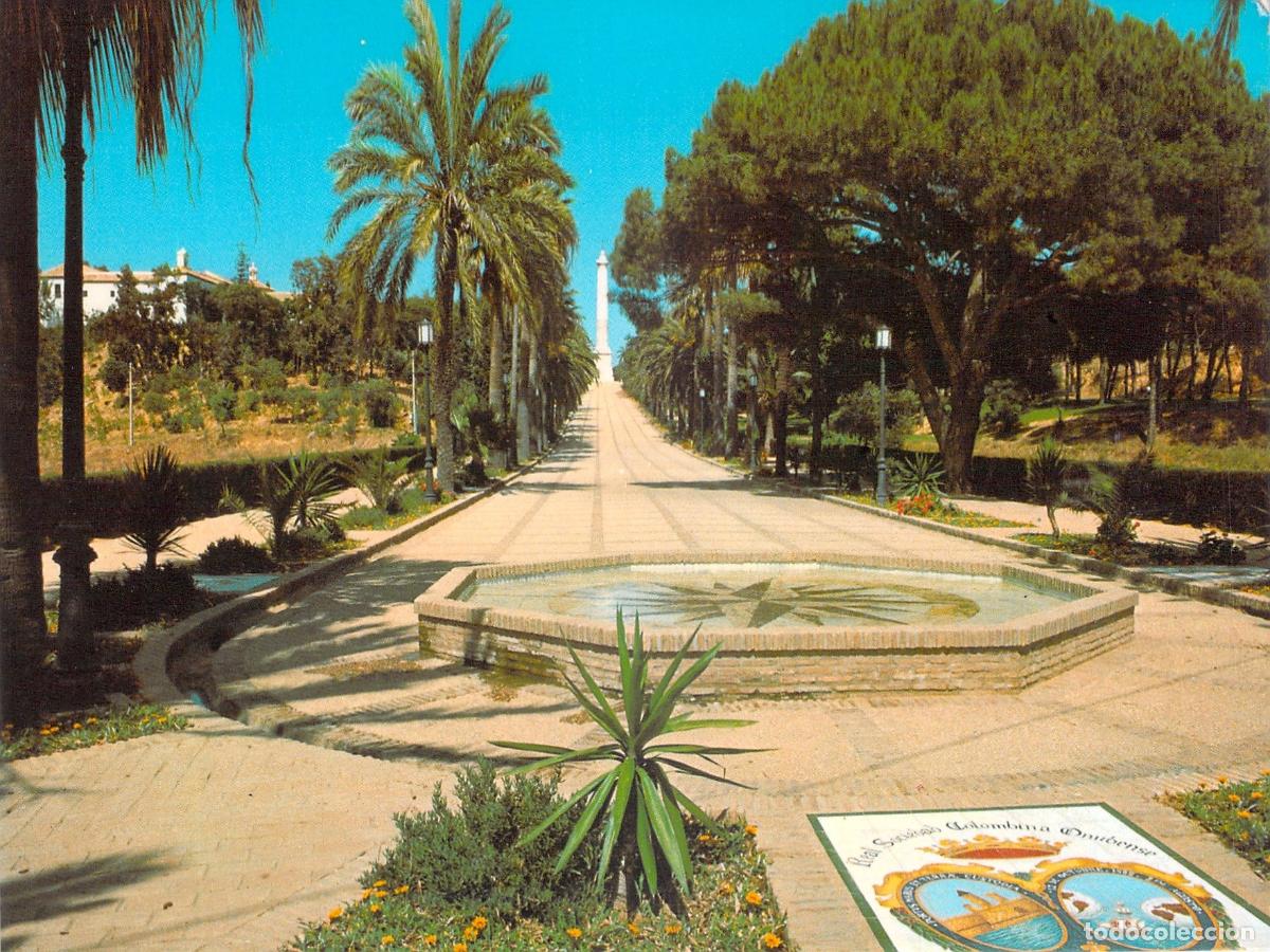 Postales: Postal de la Avenida de los Descubridores en La R&aacute;bida, Palos de la Frontera