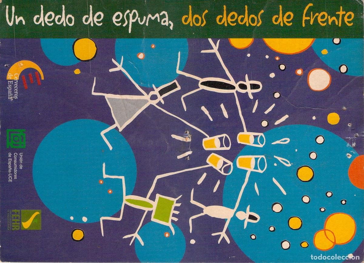 Postales: Postal ilustrada de campa&ntilde;a de consumo responsable de cerveza