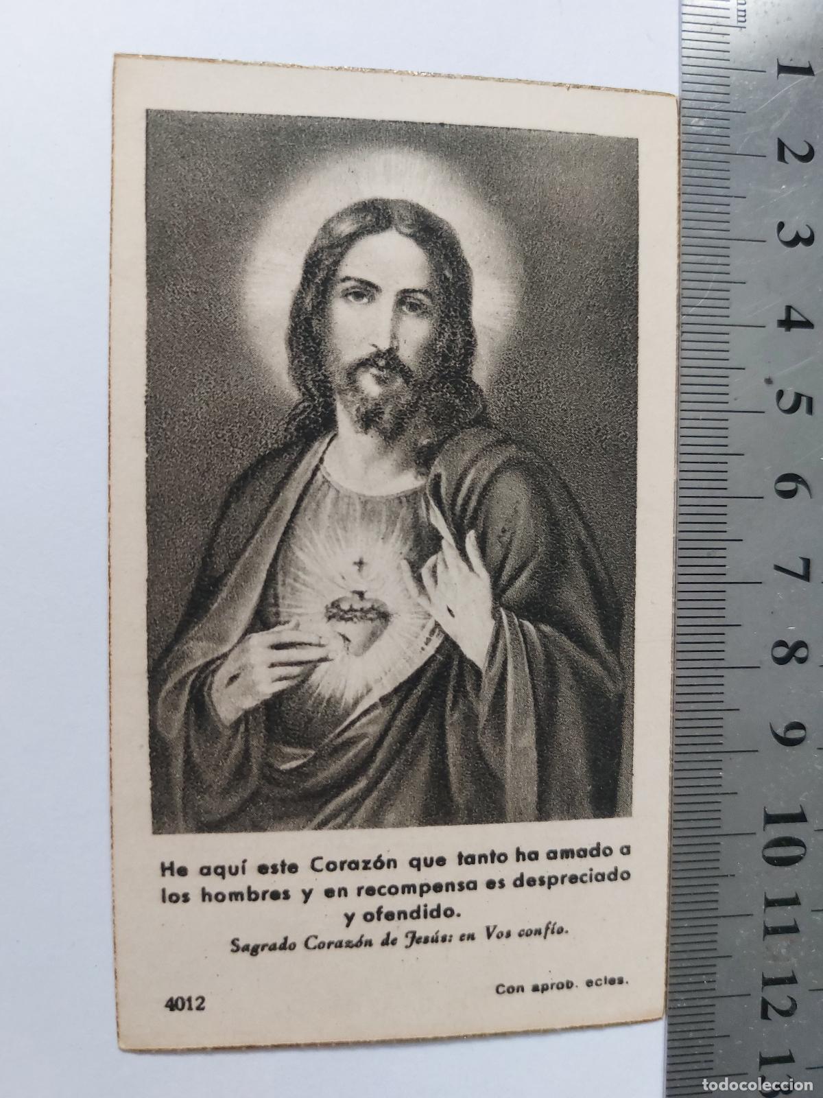 Postales: Estampa de recuerdo de ordenaci&oacute;n sacerdotal y primera misa