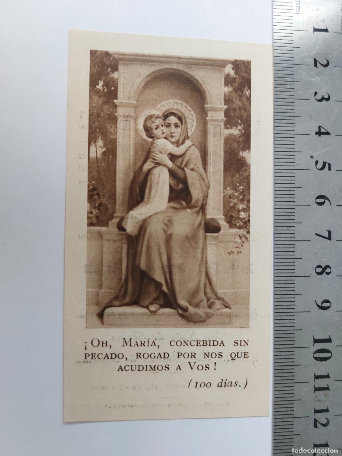 Postales: Estampa religiosa anuncio primera misa de D. Antonio de la Cruz Mart&iacute;nez