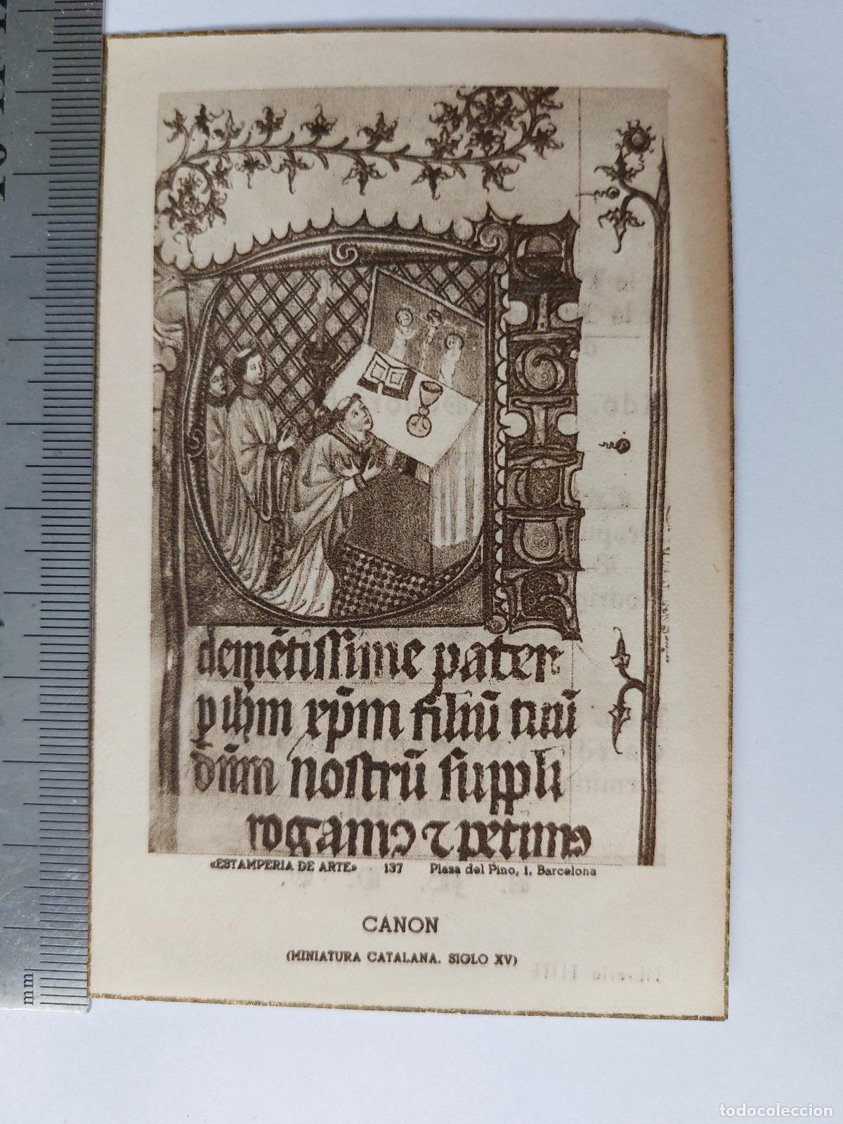 Postales: Estampa conmemorativa de Primera Misa en Figueras