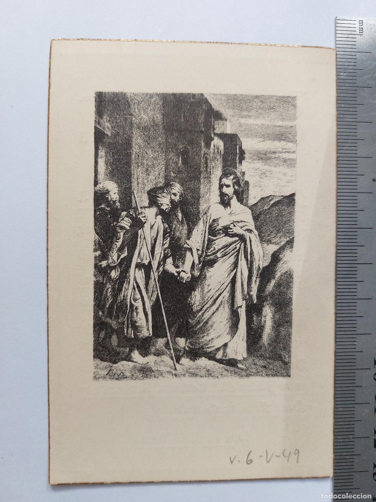 Postales: Estampa de recuerdo de primera misa en Sant Feliu de Gu&iacute;xols
