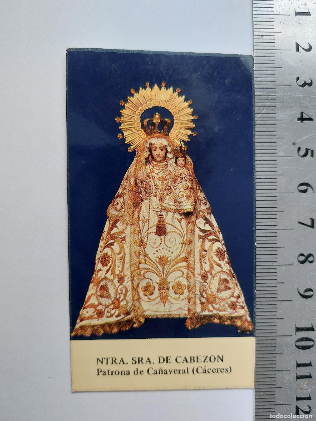 Postales: Estampa de Nuestra Se&ntilde;ora de Cabez&oacute;n, Patrona de Ca&ntilde;averal